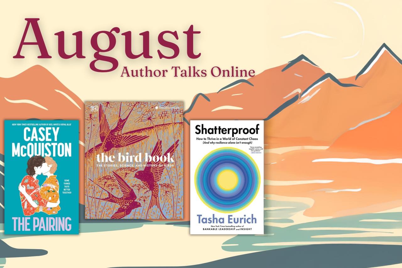 August Author Talks