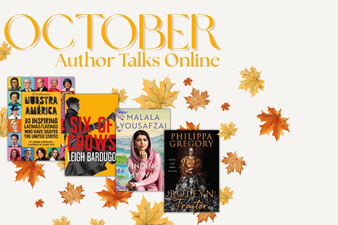 October Author Events