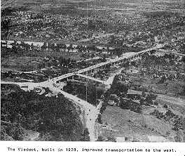 Overhead photo of Girard Viaduct