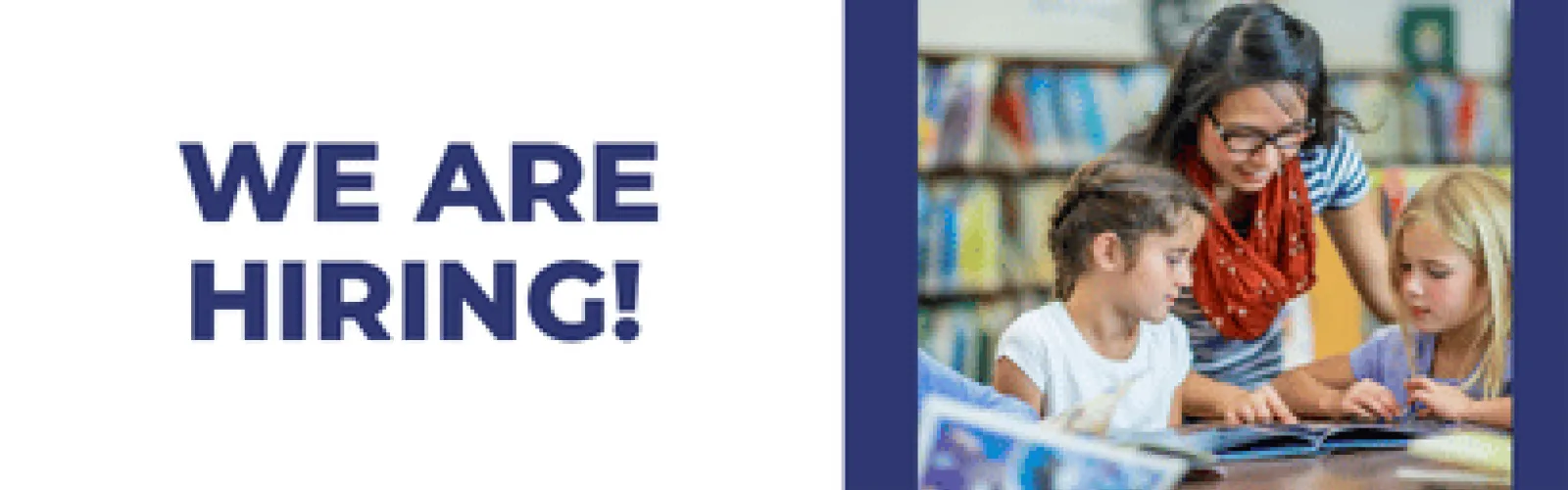 Librarian reading to children