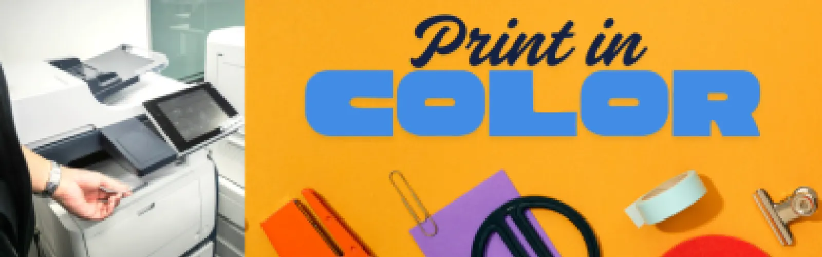 Print in color at the Girard Free Library