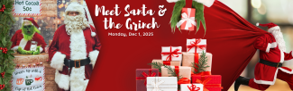 Santa and the Grinch Banner